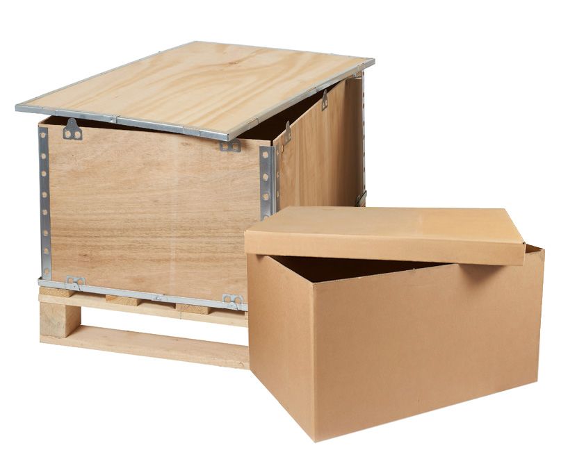 Caja embalaje sector aeronáutico