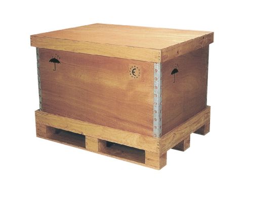 Cajas de madera industriales palet FL CONT-PERF